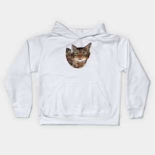 Striped Cat Kids Hoodie